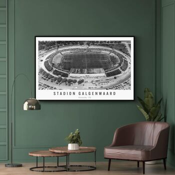 Walljar - Stadium Galgenwaard '73 - Affiche avec cadre / 20 x 30 cm 3