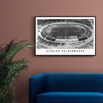 Walljar - Stadium Galgenwaard '73 - Affiche avec cadre / 20 x 30 cm 4