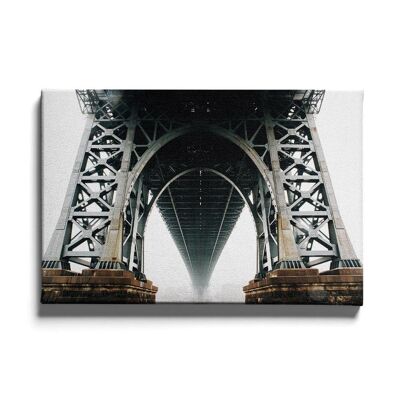 Walljar - Stalen Brug - Canvas / 50 x 70 cm