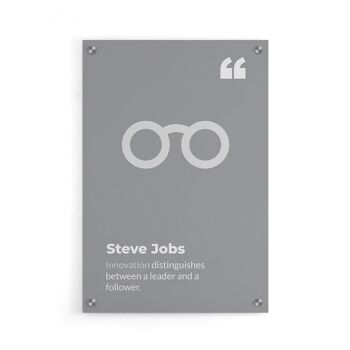 Pot mural - Steve Jobs - Plexiglas / 60 x 90 cm 1