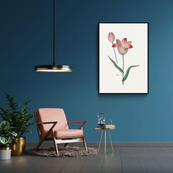 Walljar - Tulipa II - Affiche avec cadre / 30 x 45 cm 2