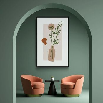 Walljar - Vase - Affiche / 50 x 70 cm 2