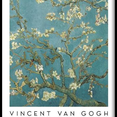Walljar - Vincent van Gogh - Mandorlo in fiore - Poster con cornice / 20 x 30 cm