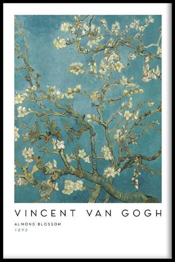 Walljar - Vincent van Gogh - Fleur d'amandier - Affiche avec cadre / 20 x 30 cm 1