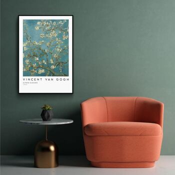 Walljar - Vincent van Gogh - Fleur d'amandier - Affiche avec cadre / 20 x 30 cm 4