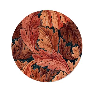 Walljar - William Morris - Akanthus - Dibond / 100 x 100 cm
