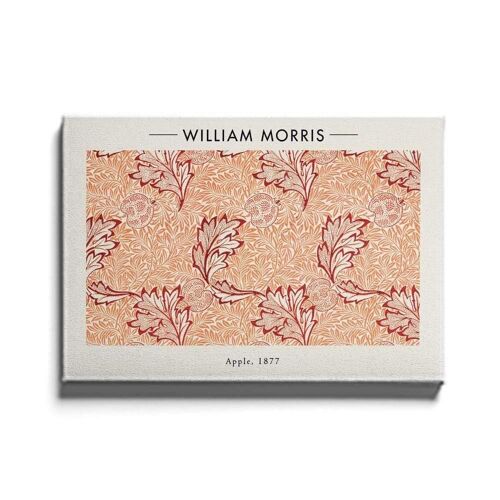 Walljar - William Morris - Apple - Canvas / 50 x 70 cm