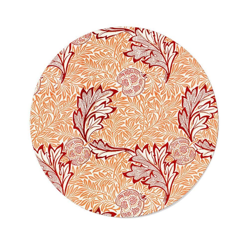 Walljar - William Morris - Apple - Dibond / 140 x 140 cm