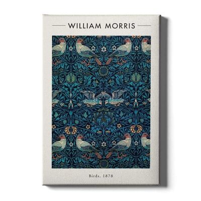 Walljar - William Morris - Uccelli - Tela / 50 x 70 cm