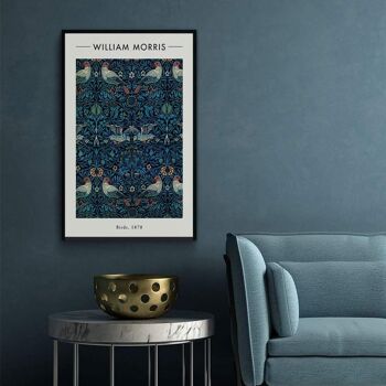 Walljar - William Morris - Oiseaux - Toile / 50 x 70 cm 2