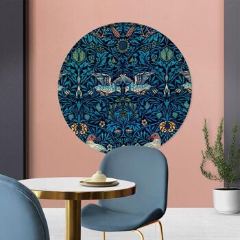 Pot Mural - William Morris - Oiseaux - Dibond / 60 x 60 cm 2