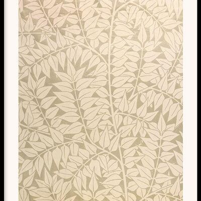 Walljar - William Morris - Rama - Póster con marco / 50 x 70 cm