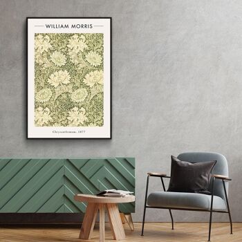 Walljar - William Morris - Chrysanthème - Affiche avec cadre / 50 x 70 cm 3