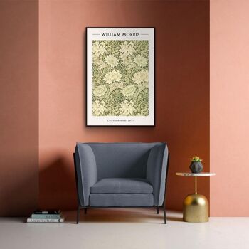 Walljar - William Morris - Chrysanthème - Affiche avec cadre / 50 x 70 cm 4