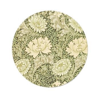 Pot Mural - William Morris - Chrysanthème - Dibond / 60 x 60 cm 1