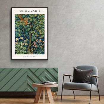 Walljar - William Morris - Cock Pheasant - Affiche avec cadre / 60 x 90 cm 3