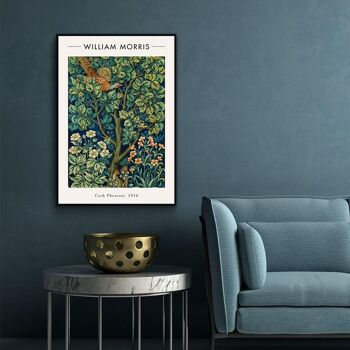Walljar - William Morris - Faisan Coq - Toile / 40 x 60 cm 2