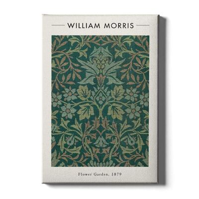 Walljar - William Morris - Blumengarten - Leinwand / 50 x 70 cm