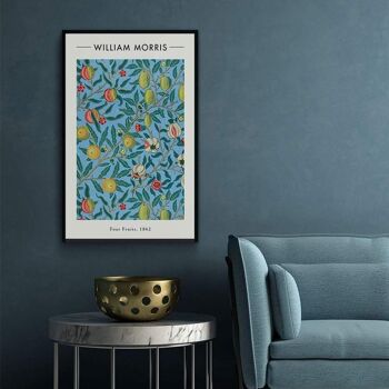Walljar - William Morris - Four Fruits - Affiche avec cadre / 50 x 70 cm 2