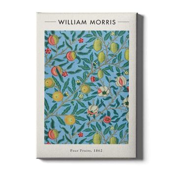 Walljar - William Morris - Quatre Fruits - Toile / 50 x 70 cm 1
