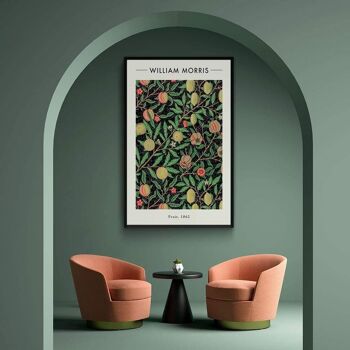 Walljar - William Morris - Fruit - Affiche avec cadre / 40 x 60 cm 3