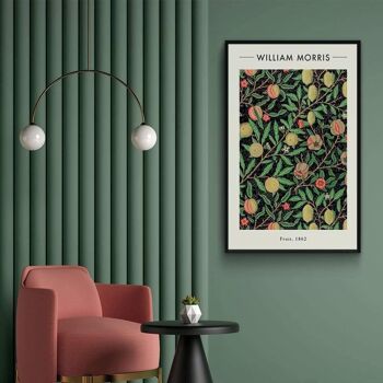 Walljar - William Morris - Fruit - Affiche avec cadre / 40 x 60 cm 4