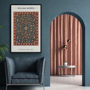 Walljar - William Morris - Tapis Holland Park - Toile / 50 x 70 cm 3