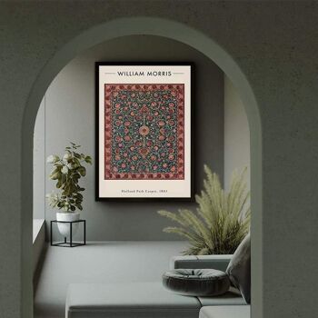 Walljar - William Morris - Tapis Holland Park - Toile / 50 x 70 cm 4