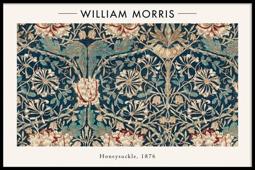 Walljar - William Morris - Honeysuckle - Poster met lijst / 40 x 60 cm