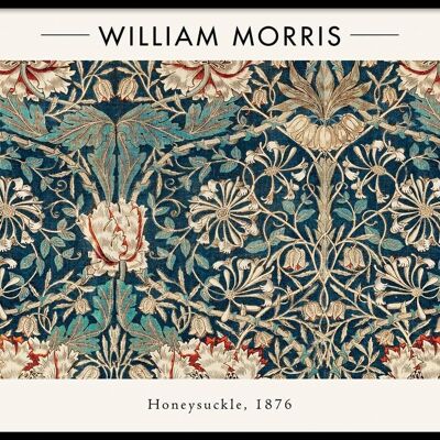 Walljar - William Morris - Honeysuckle - Poster with frame / 40 x 60 cm