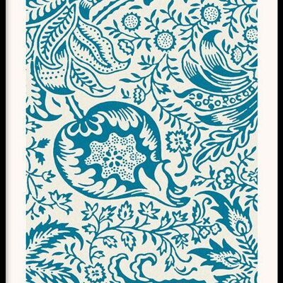 Walljar - William Morris - Indien - Affiche avec cadre / 50 x 70 cm