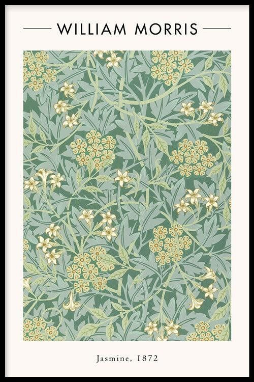 Walljar - William Morris - Jasmine II - Poster con cornice / 60 x 90 cm