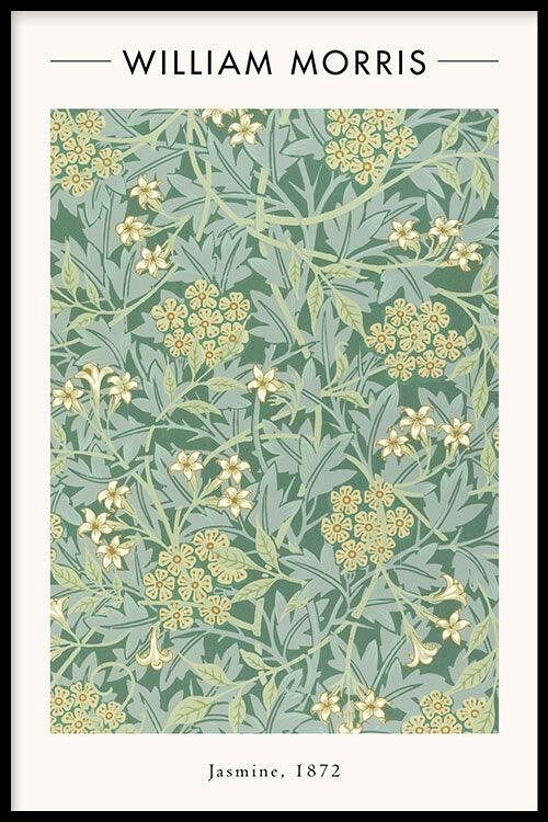 Walljar - William Morris - Jasmine II - Poster met lijst / 60 x 90 cm