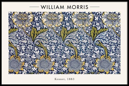 Walljar - William Morris - Kennet - Poster met lijst / 40 x 60 cm