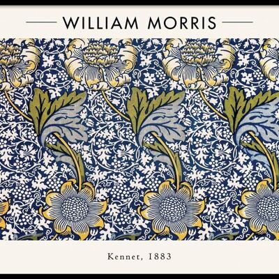 Walljar - William Morris - Kennet - Poster with frame / 40 x 60 cm