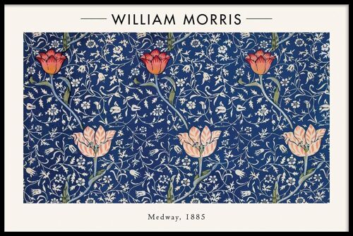 Walljar - William Morris - Medway - Poster met lijst / 40 x 60 cm