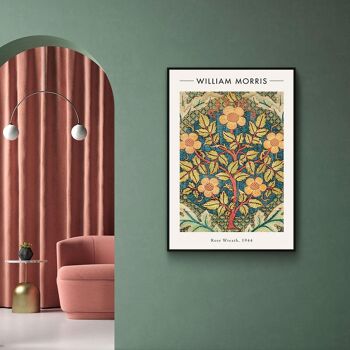 Walljar - William Morris - Couronne de roses - Toile / 40 x 60 cm 4