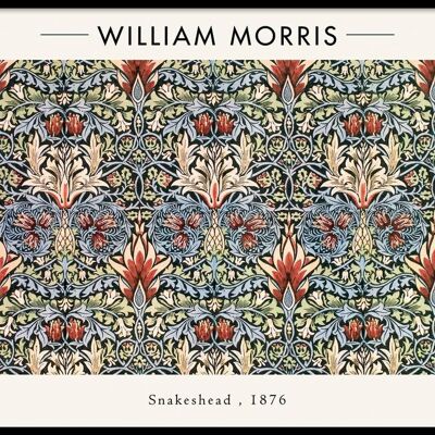 Walljar - William Morris - Snakeshead - Poster met lijst / 40 x 60 cm