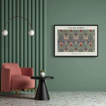 Walljar - William Morris - Snakeshead - Affiche avec cadre / 40 x 60 cm 4