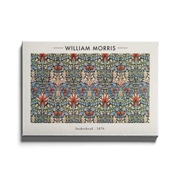 Walljar - William Morris - Tête de serpent - Toile / 50 x 70 cm 1