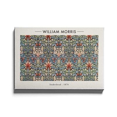Walljar - William Morris - Tête de serpent - Toile / 50 x 70 cm