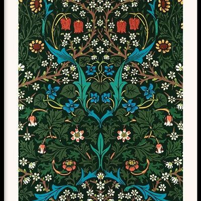 Walljar - William Morris - Tulip II - Poster with frame / 60 x 90 cm