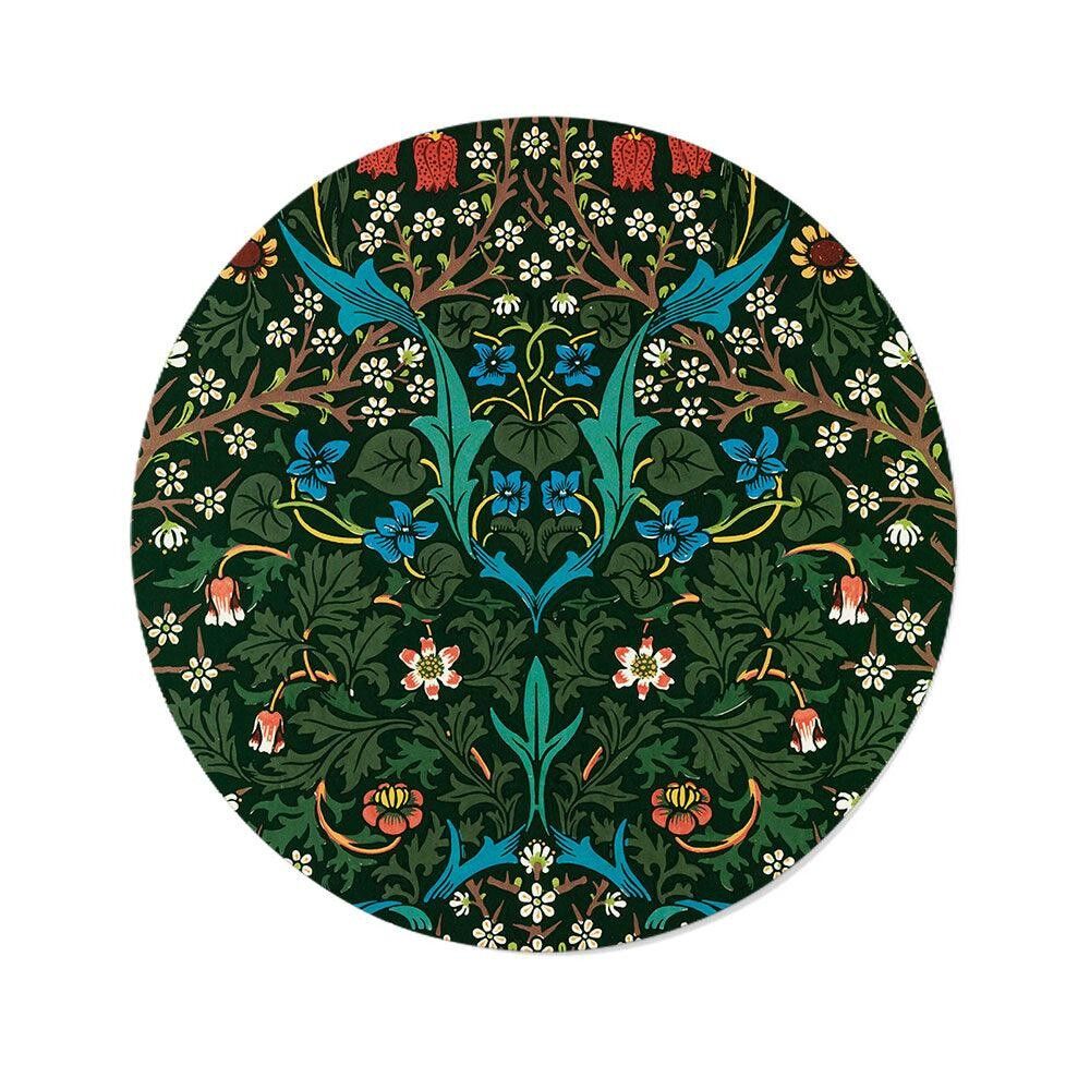 Walljar - William Morris - Tulip II - Dibond / 100 x 100 cm