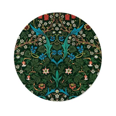 Walljar - William Morris - Tulip II - Dibond / 100 x 100 cm