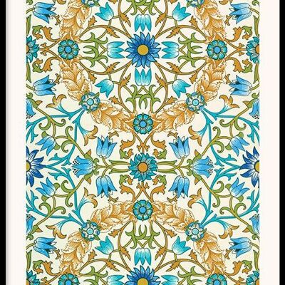 Walljar - William Morris - Vine - Poster mit Rahmen / 50 x 70 cm