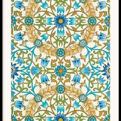 Walljar - William Morris - Vine - Affiche avec cadre / 50 x 70 cm