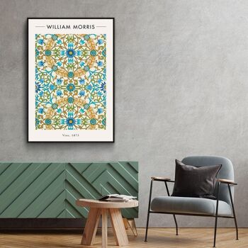 Walljar - William Morris - Vigne - Toile / 40 x 60 cm 2