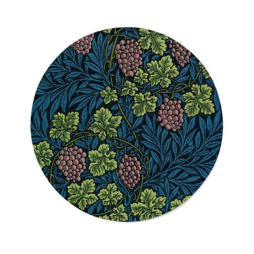 Walljar - William Morris - Vine II - Dibond / 100 x 100 cm