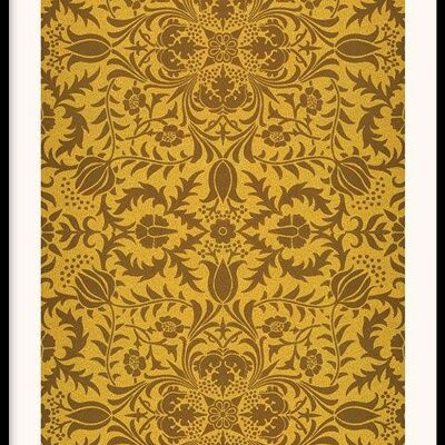 Walljar - William Morris - Vine III - Poster met lijst / 60 x 90 cm