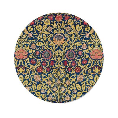 Walljar - William Morris - Veilchen und Akelei - Dibond / 120 x 120 cm